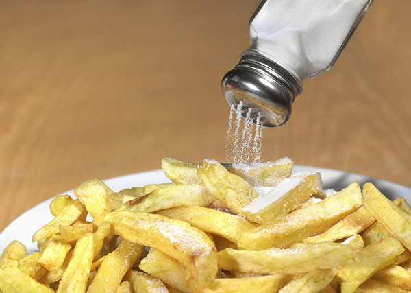 salted fries