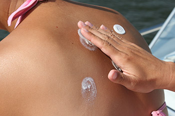 A patient receiving treatment on their upper back