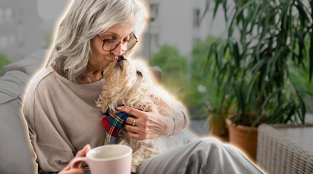 Woman with dog