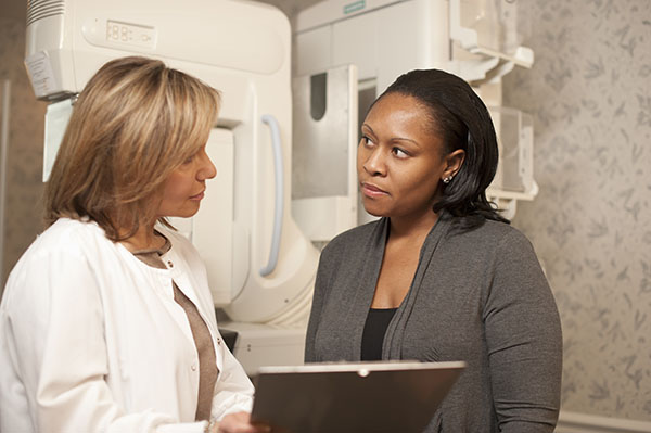 Mammography patient