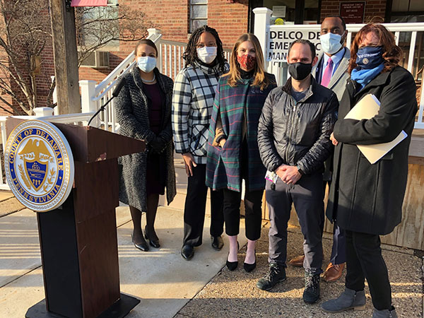 PA DoH Acting Secretary visits Mercy Fitzgerald community COVID-19 testing site